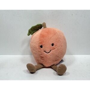 Jellycat Amuseable Peach Soft Plus Toy NWT Original London